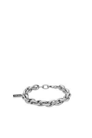 Black agate chain bracelet