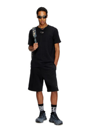 Sweat shorts with silver Oval D