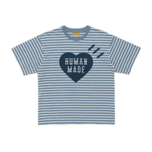 HEART STRIPED T-SHIRT