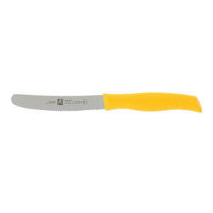 ZWILLING TWIN Grip 4.5-inch Utility Knife Yellow, serrated edge