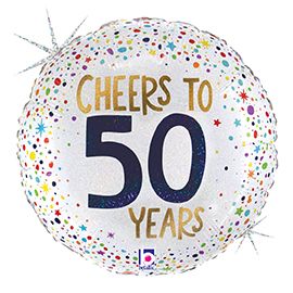 Celebration Balloon 18 Foil Mylar Adult Milestone Balloon Helium Filled