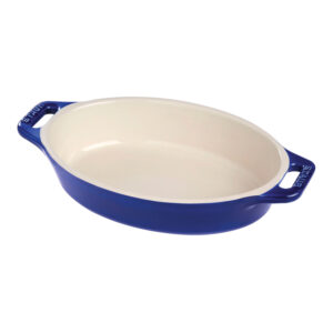 Staub Ceramic - Oval Baking Dishes/ Gratins 11-inch, oval, Baking Dish, dark blue