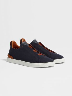 Navy Blue #UseTheExisting™ Wool Triple Stitch™ Sneakers