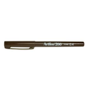 Fine Line Pen 0.4mm Dark Brown