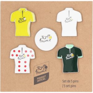 Le Tour de France Set of Jersey Pin Badges
