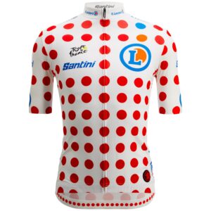 Maillot de l'équipe réplique du Tour de France 2024 par Santini - Polka
