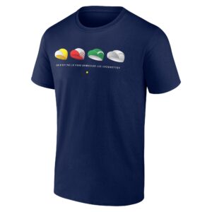 T-Shirt Tour de France Cycling Cap Graphique - Marine
