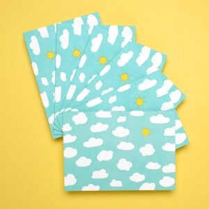 sky blue design card set