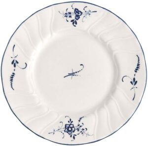 Villeroy & Boch Vieux Luxembourg Bread & Butter Plate, 6.75 in, White/Blue
