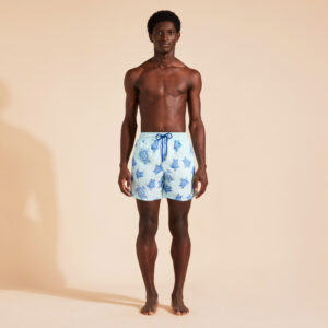 Men Swim Trunks Flocked Ronde des Tortues