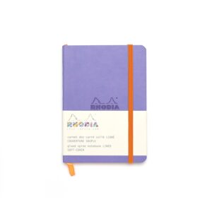 colorful softcover notebook A6 lined