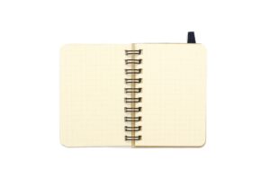 spiral notebook mini memo cream