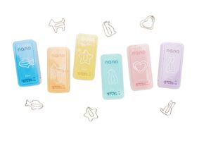 plastic animal-shaped paperclips