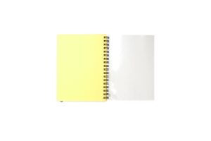 spiral notebook yellow