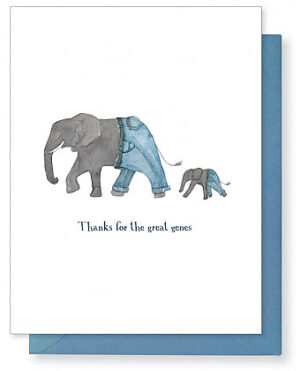Elephant Design Greeting Card