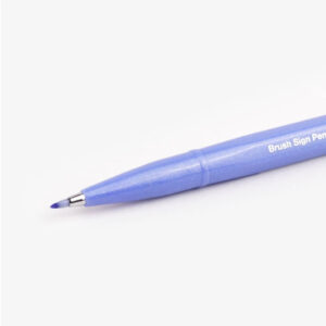 Touch Sign Brush Tip Pen Blue Violet