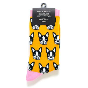 terrier patterned socks