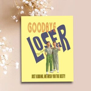 Farewell Joke Greeting Card