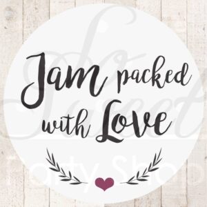 Love-themed Favor Stickers Set of 25