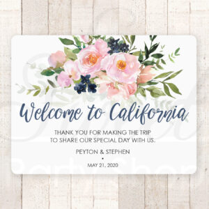 welcome bag box stickers set of 12