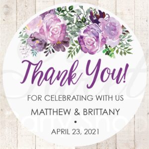 thank you stickers set of 24