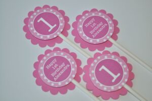 Birthday Party Favor Sticker Labels Set of 24