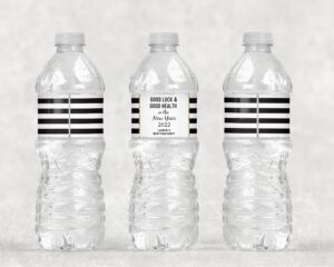 New Year Water Bottle Decorative Labels Set of 10