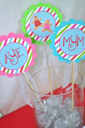 Holiday Party Beverage Labels Set of 10