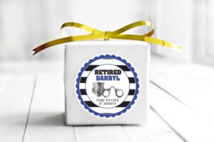 Retirement Celebration Stickers Set of 24