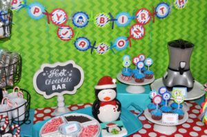 Penguin-themed Beverage Labels Set of 10