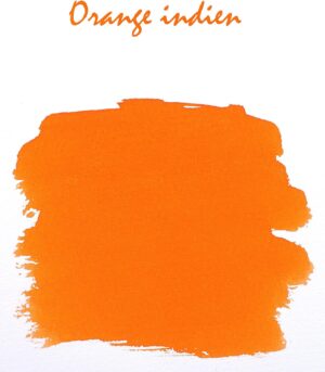 Metal Tin Fountain Pen Cartridges Orange