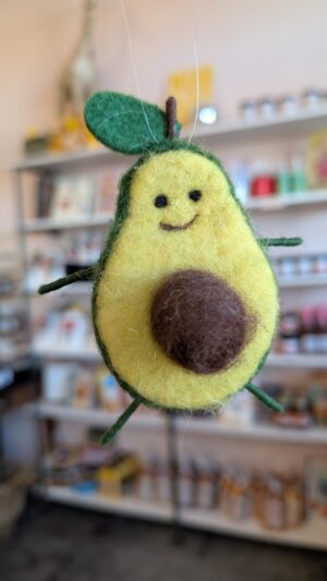Cheerful Veggie Felted Decoration